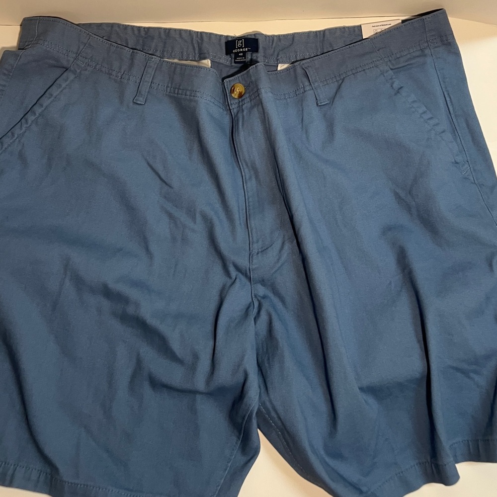 George Men's Slate Blue Chinos Size 46